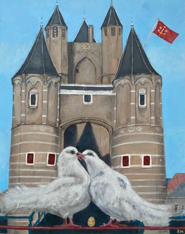 Schilderij: De belofte van het Gouden Ei