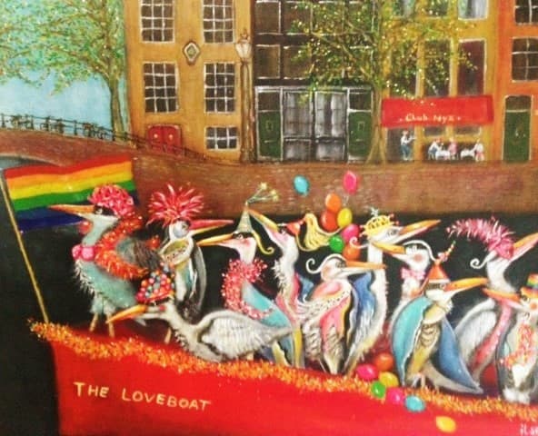 Schilderij: The Loveboat (Pride)